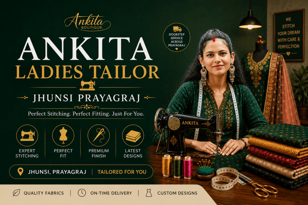 Ankita Ladies Tailor Jhunsi Prayagraj, Tailoring Shop Jhunsi Prayagraj, अंकिता लेडीज़ टेलर झूंसी प्रयागराज, सिलाई शॉप झूंसी प्रयागराज