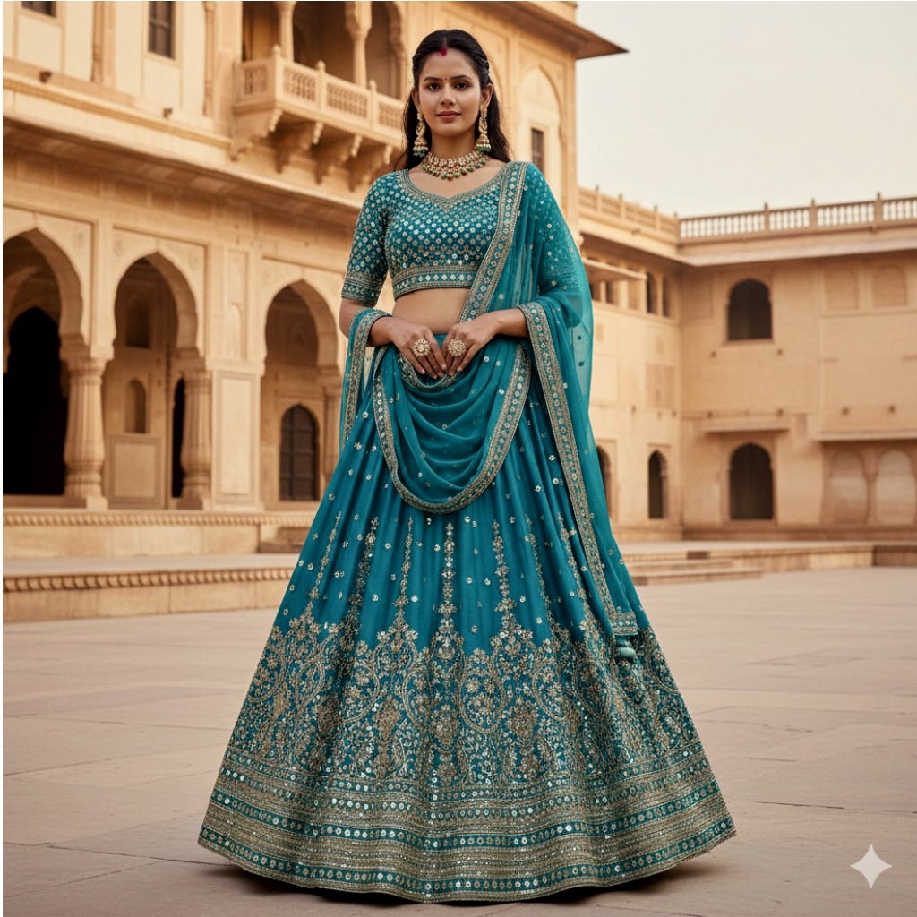 Ghagra Style Lehenga 