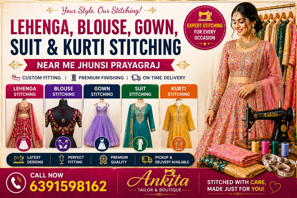 Lehenga stitching near me