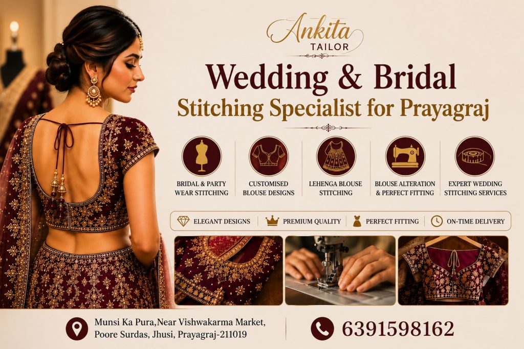 Wedding & Bridal Stitching Specialist for Prayagraj