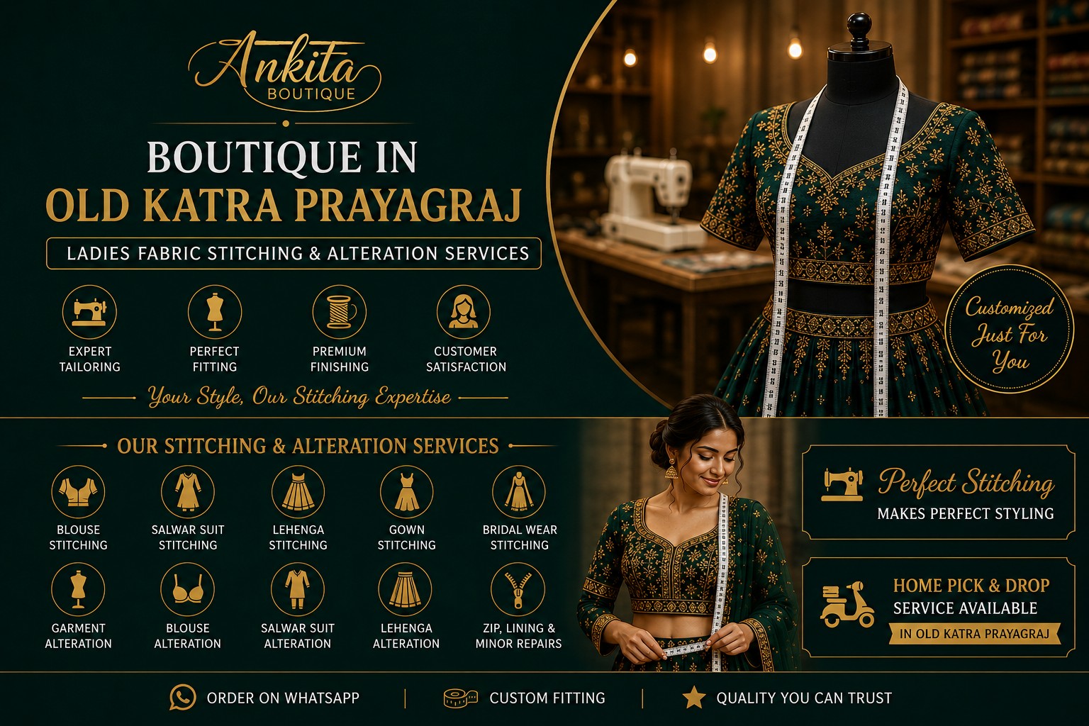 Boutique in Old Katra Prayagraj, Best Boutique in Old Katra Prayagraj, Women Boutique in Old Katra Prayagraj, Ladies Boutique in Old Katra Prayagraj, Designer Boutique in Old Katra Prayagraj