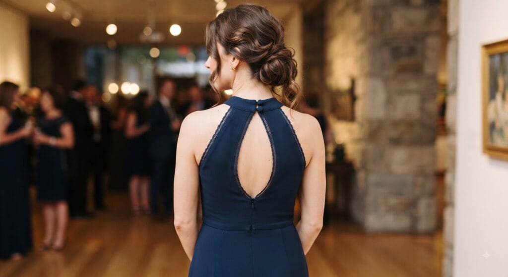 Keyhole Back Design
