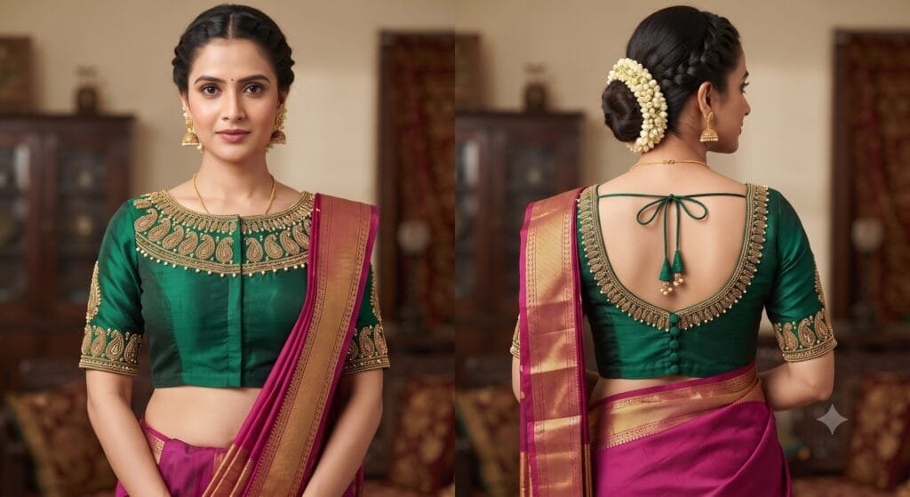 readymade saree blouse
